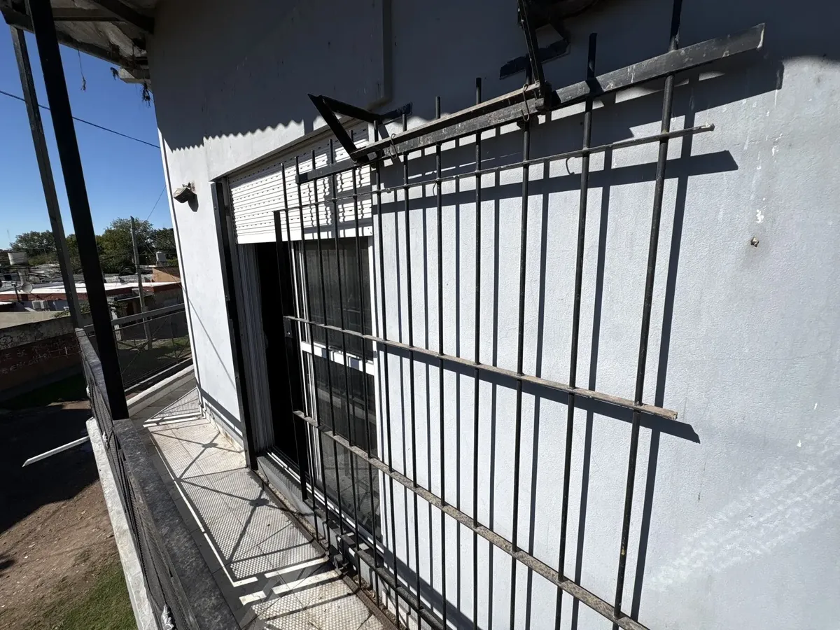 First-floor, front balcony