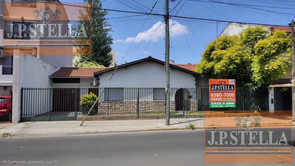 Chalet 6 Amb. C/ Parque Y Pileta 250 M² Cub. Lote 698 M² - Alquiler Solo Uso Comercial- Ramos Mejia