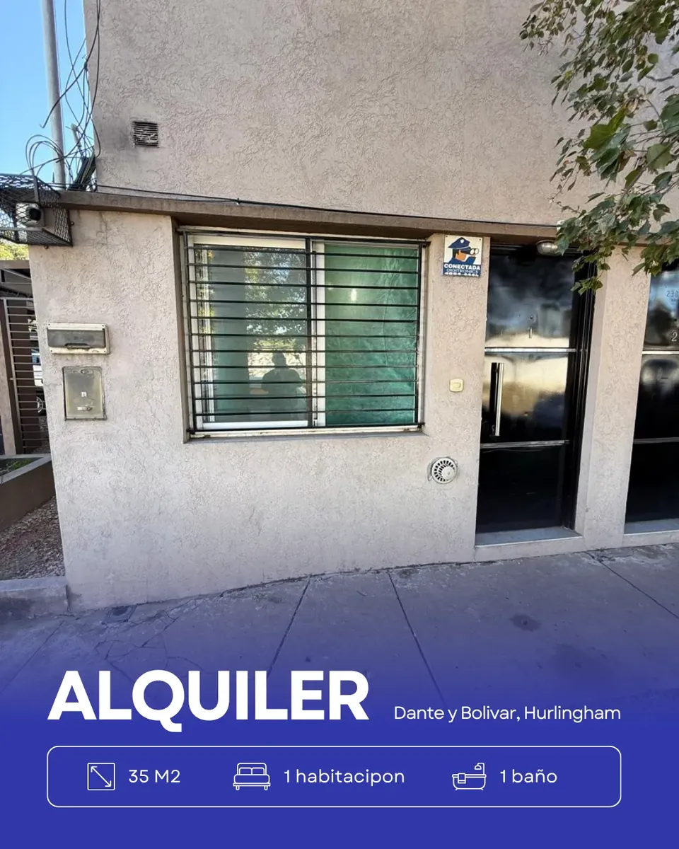 Alquiler Departamento 2 Ambientes Hurlingham Planta Baja