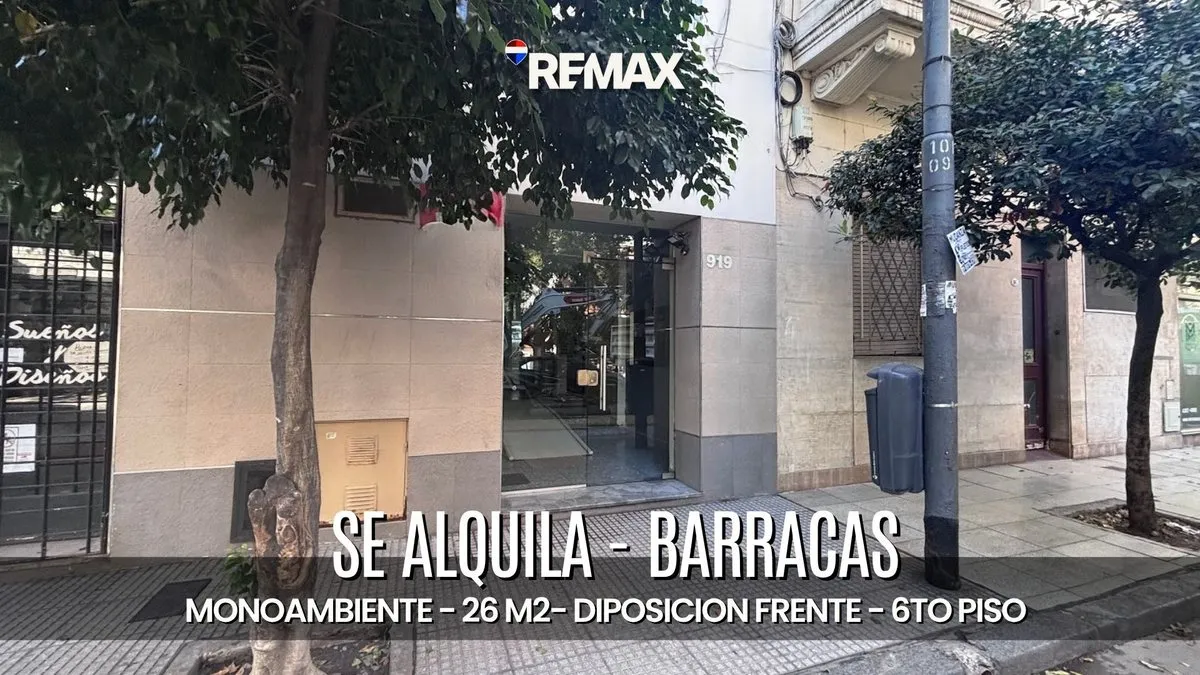 Alquiler Monoambiente Uspallata 900 Barracas