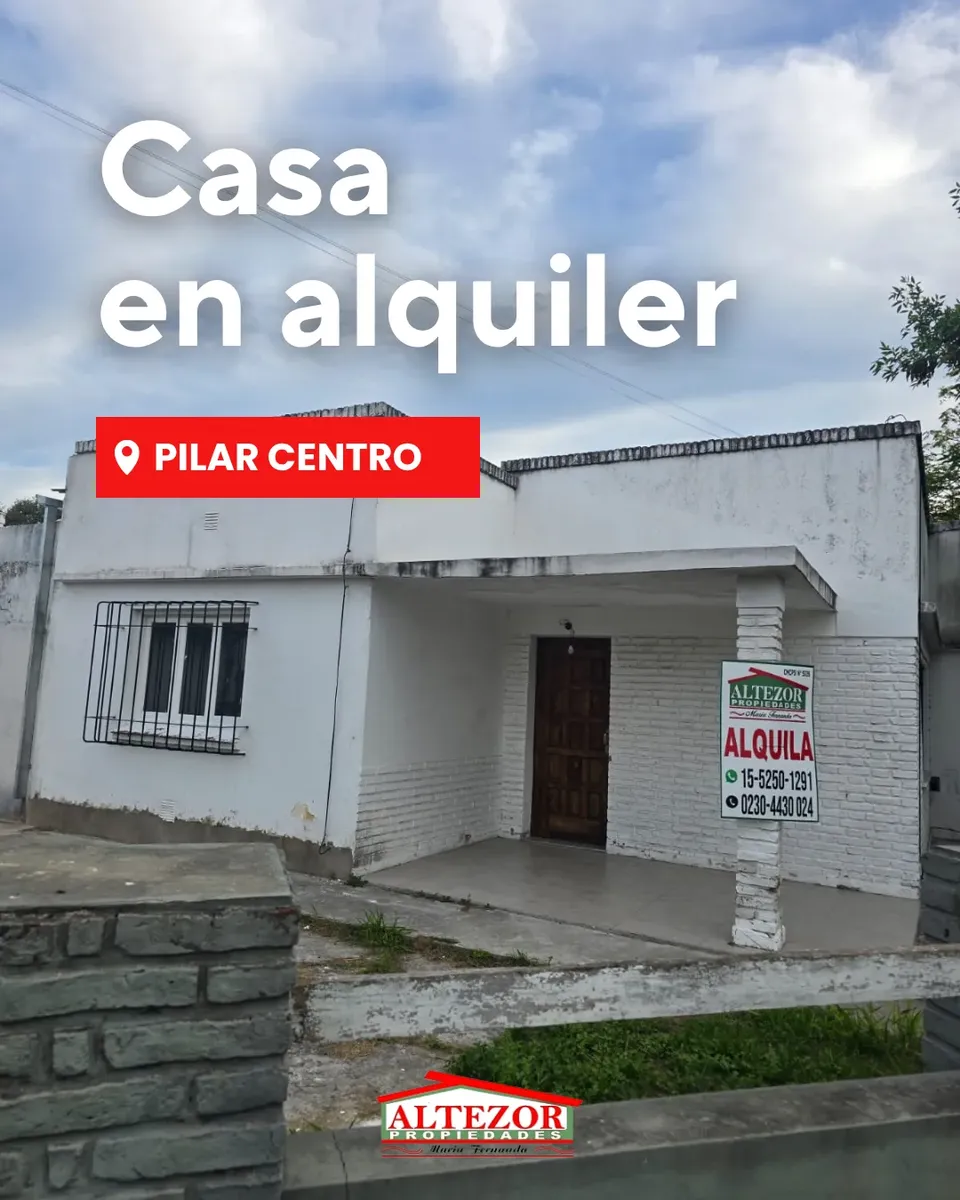 Casa En Alquiler En Pilar Centro