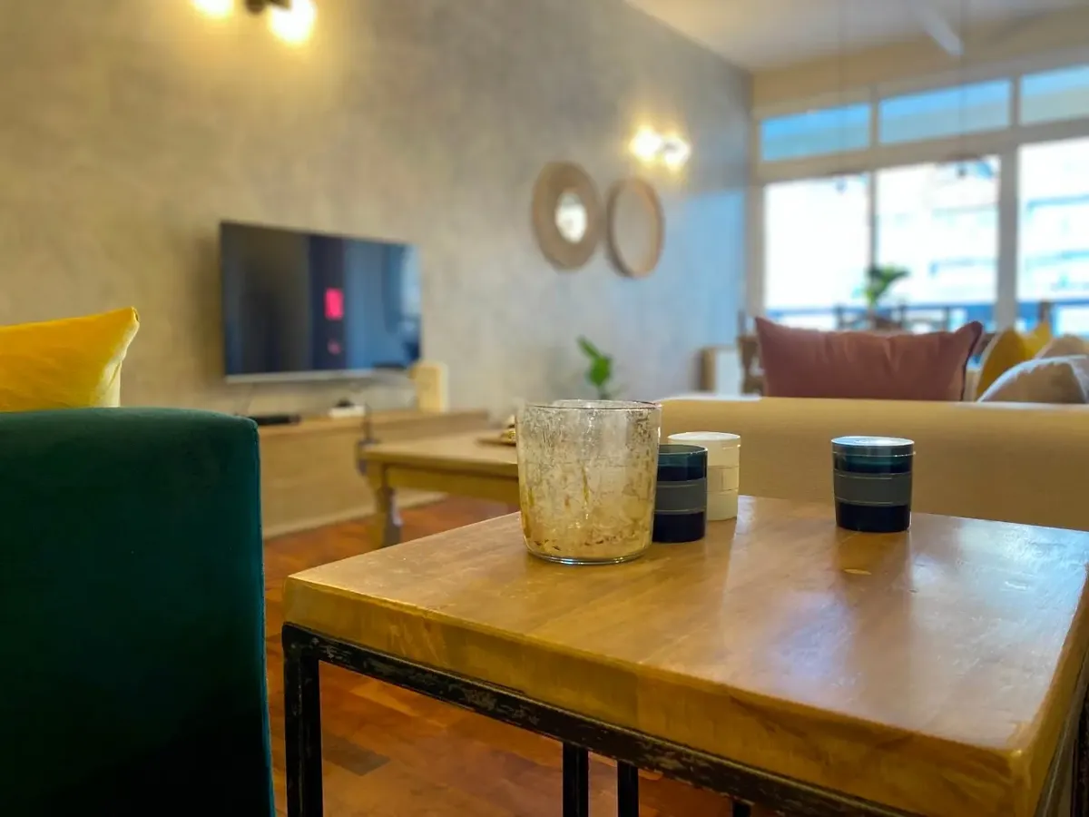 1BR amoblado con terraza