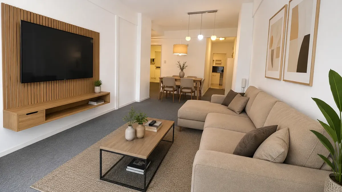 Alquiler Departamento 3 Ambientes Con Balcón Terraza Apto Profesional