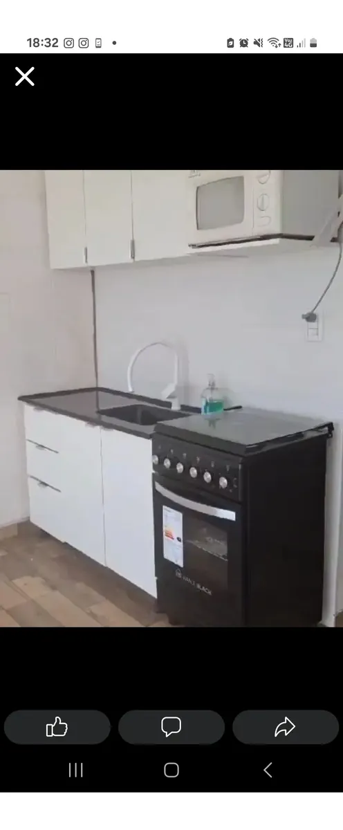 Departamento Ubicado En Corrientes Al 1900 ( Mts De Av Callao ) Monoambiente / Cocina Balcón Aterrazado, Placares. Apto Profesional, Todo Luz, Hecho A Nuevo
