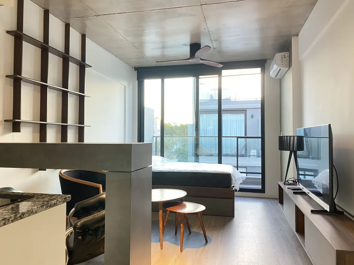 Departamento Monoambiente Amoblado Full Amenities, Pileta Laundry Coworking