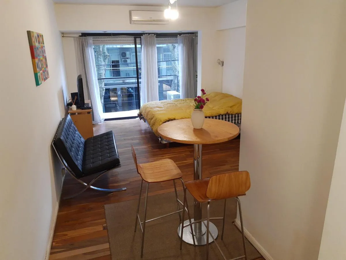 Furnished studio with balcony