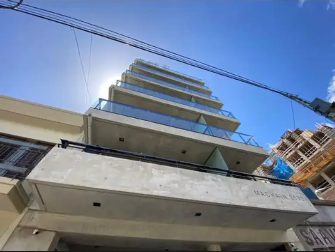 Studio with balcony and pool