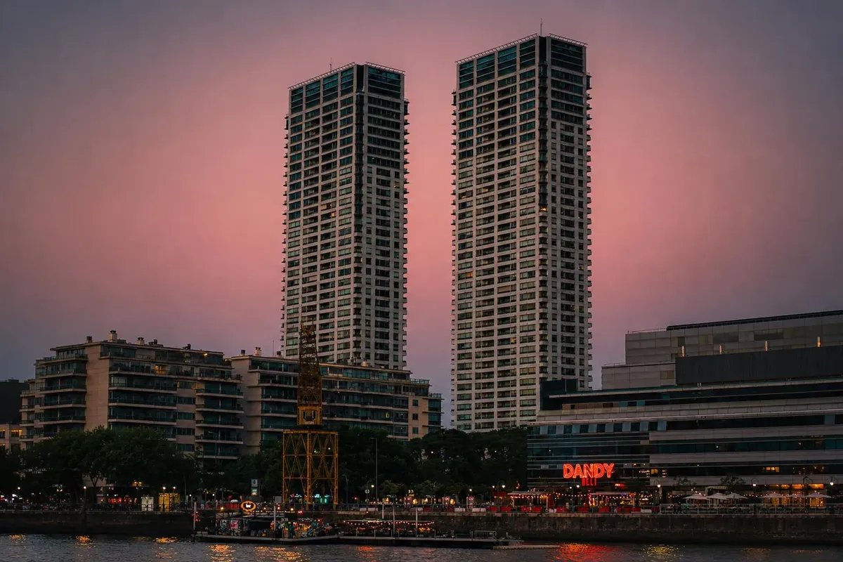 Puerto Madero, vista río, amoblado