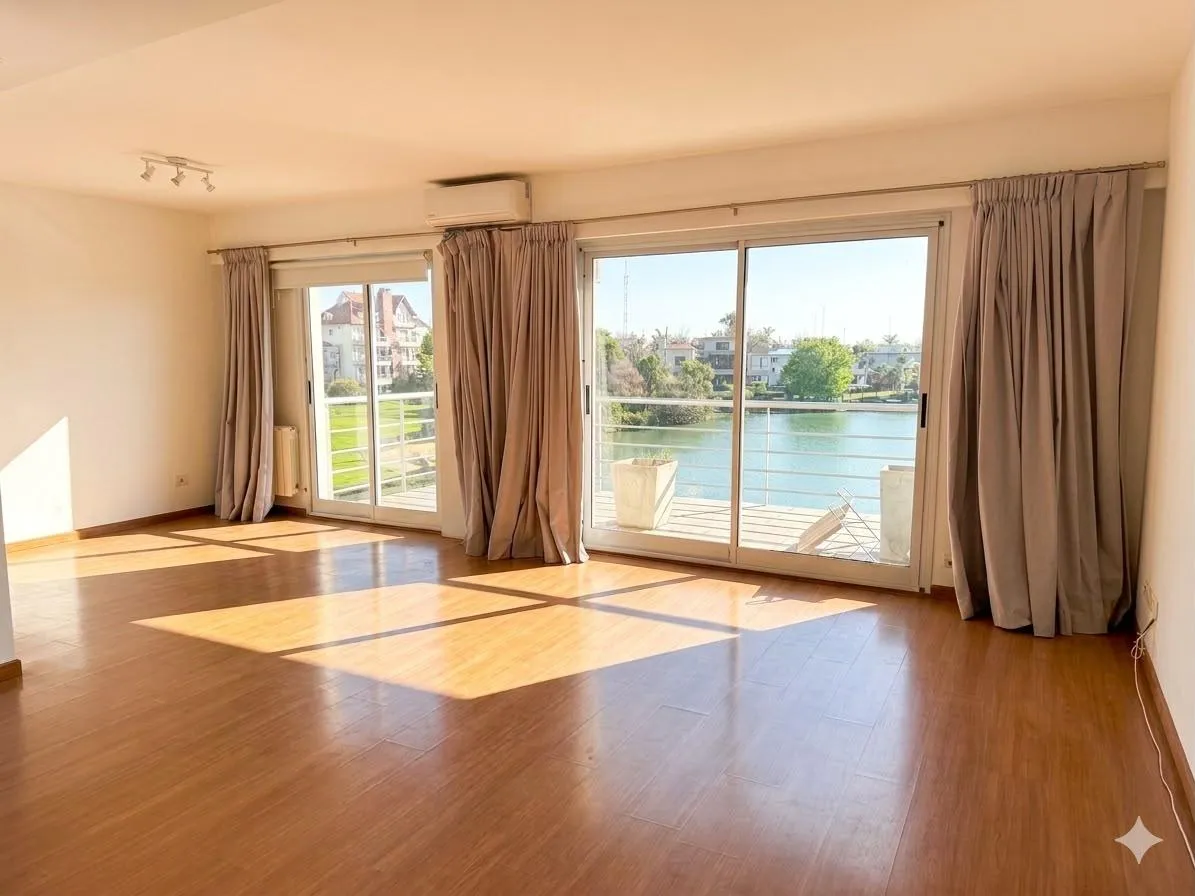 Lagoon view, balcony terrace
