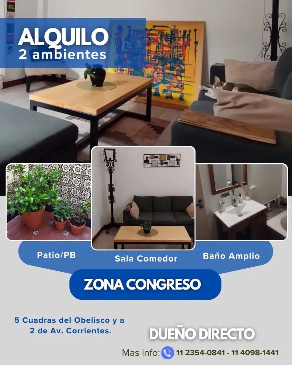 Excelente Departamento Con Patio En Planta Baja Remodelado Y Pintado A Nuevo