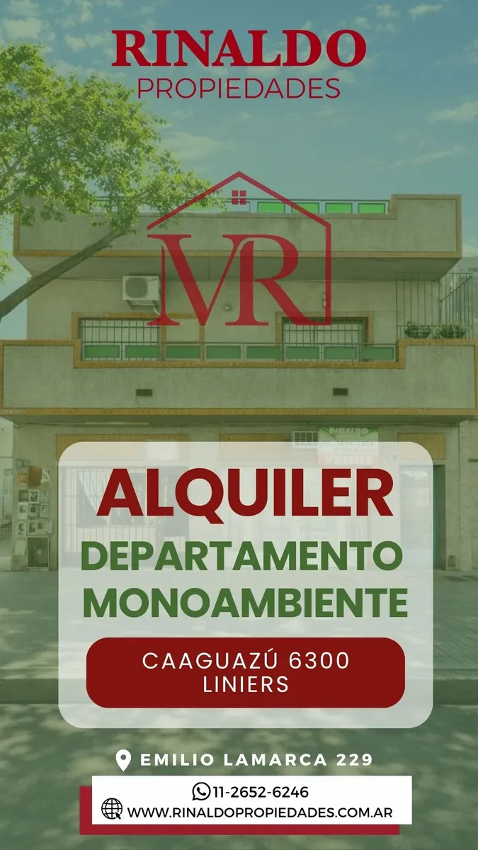 Alquiler | Monoambiente 1o Piso Por Escalera - Barrio De Liniers