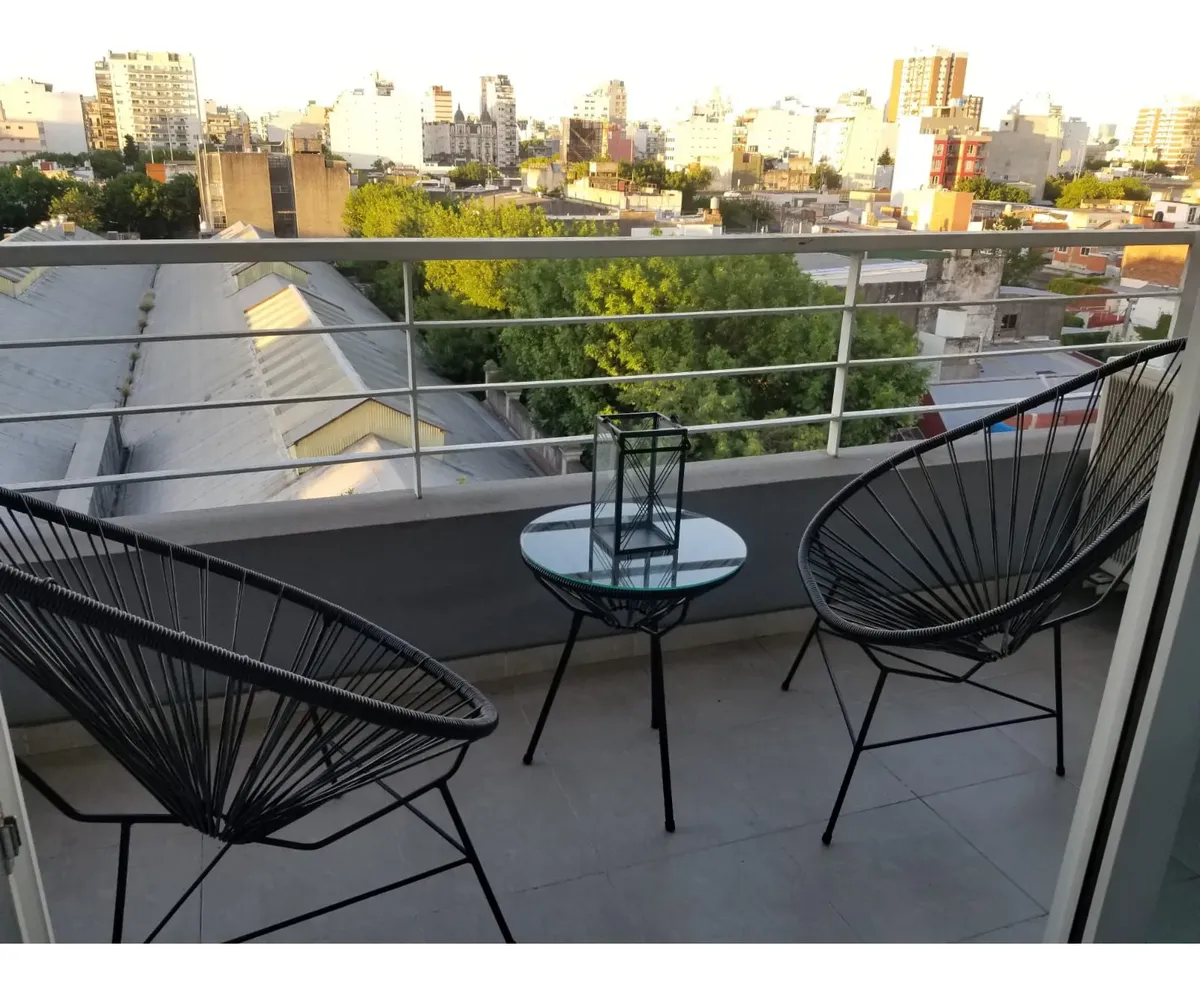 Studio with large balcony