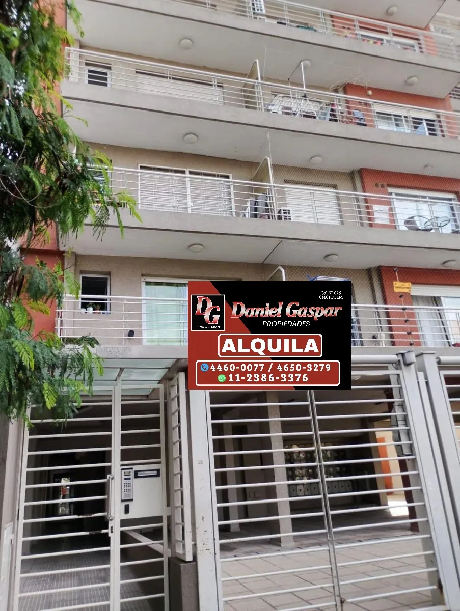 Alquiler Departamento Monoambiente Amplio Morón