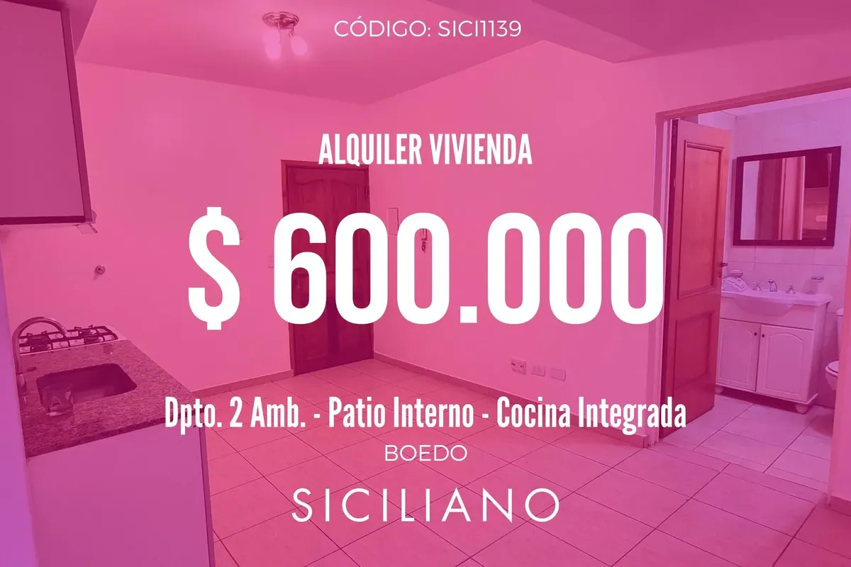 Departamento En Boedo