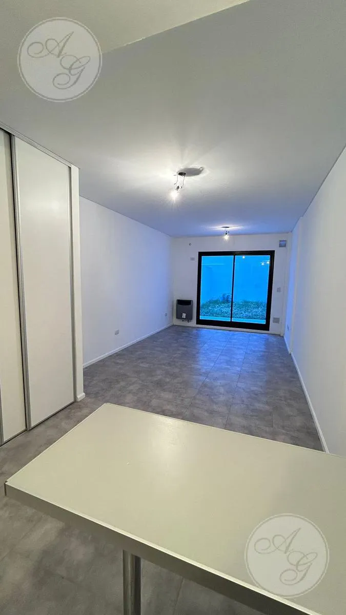 Studio with green patio