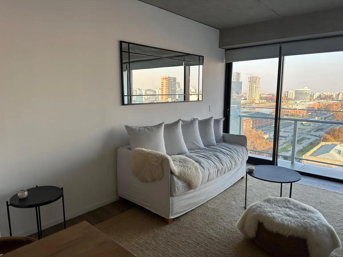 Studio 35 m² amoblado, Puerto Madero
