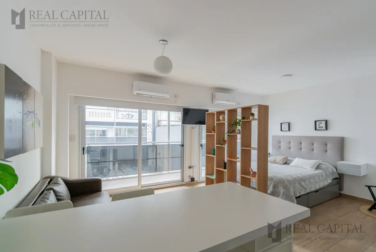 Furnished studio with balcony