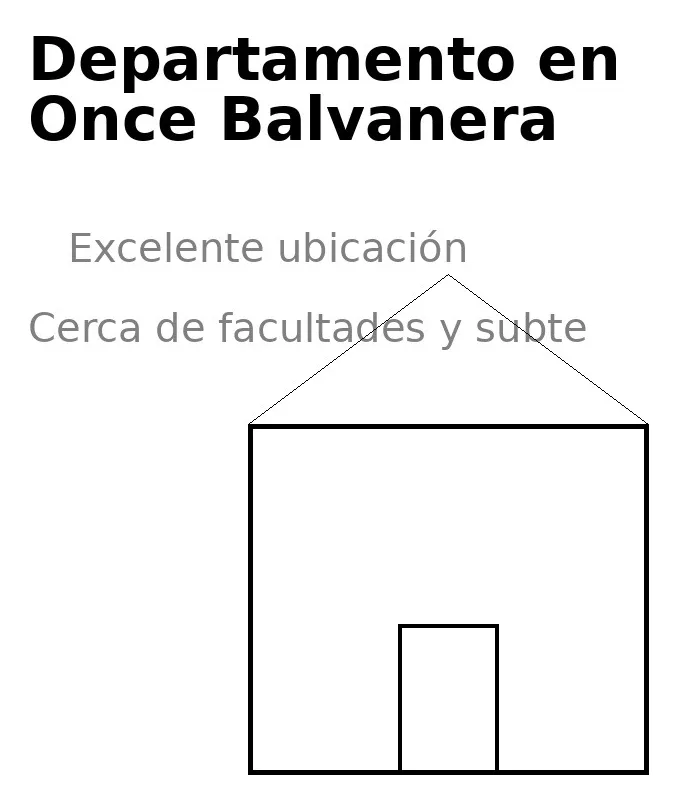 Departamento 40 Metros Once | Balvanera Cerca Facultades, Subte Y Hospitales. Lindo Bajas Expensas