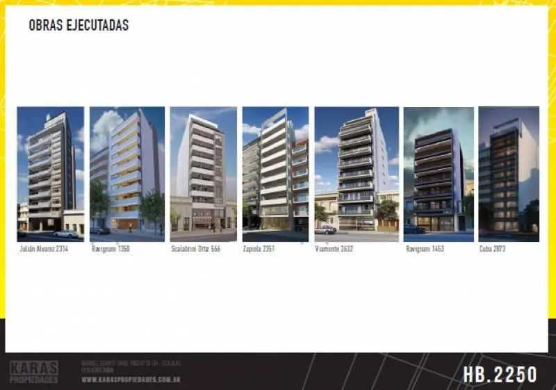 Monoambiente con balcón y cochera