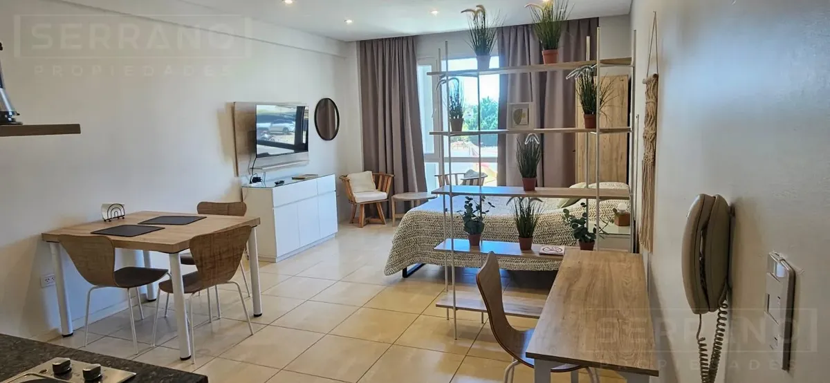 Alquiler Departamento Monoambiente Amoblado Con Cochera La Bahia, Nordelta