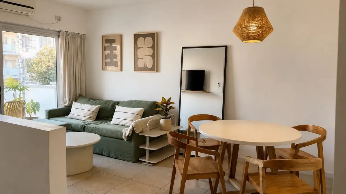 61 m² with balcony and parking