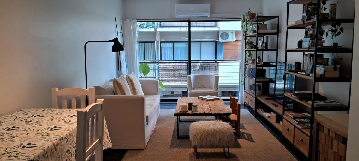 Furnished unit with balcony