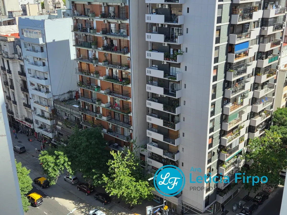 Piso alto, 2 ambientes