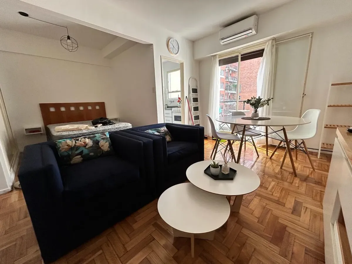 Furnished studio with balcony