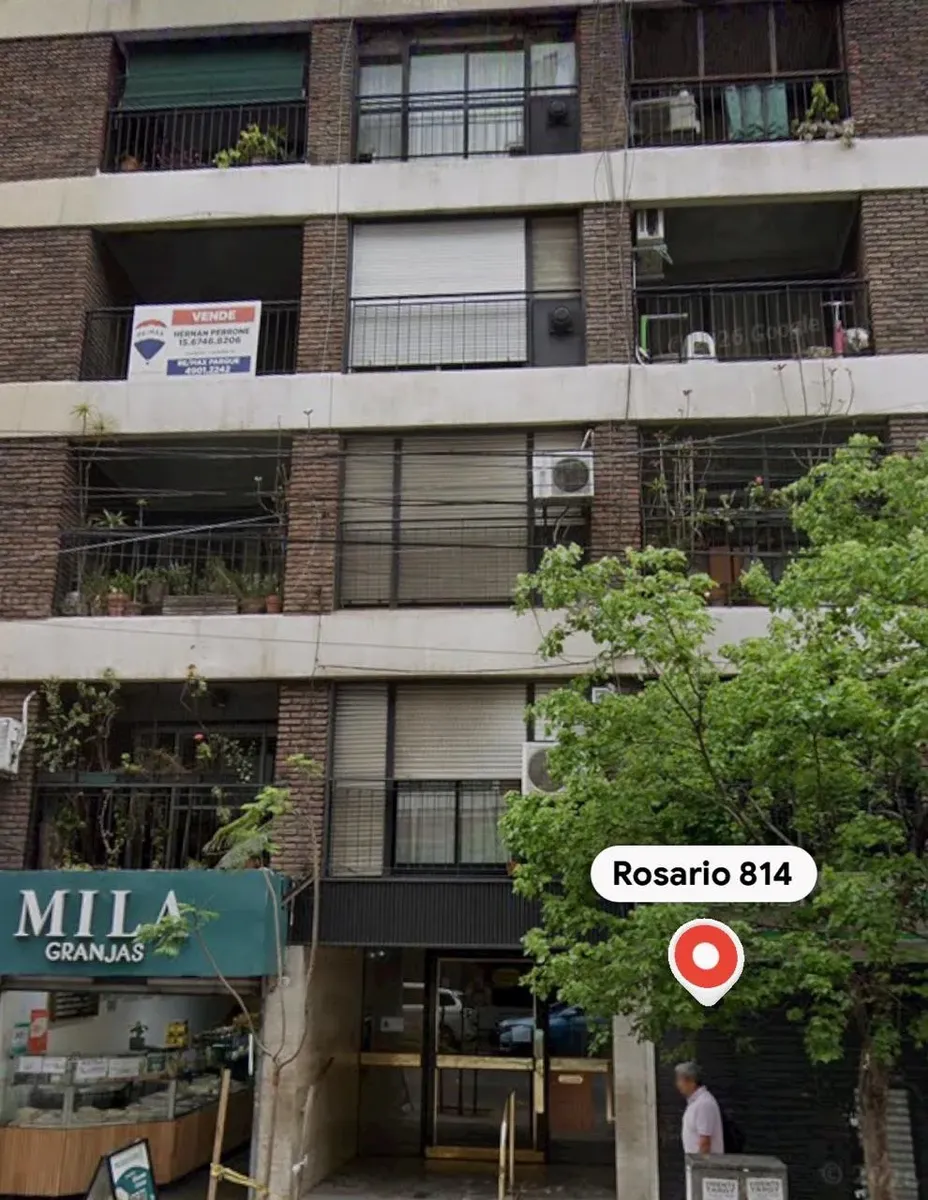18th floor with balcony in Caballito