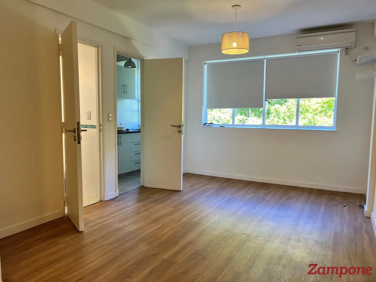 Studio with separate kitchen