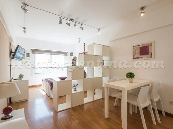 Furnished studio apartment for short-term rent in Recoleta