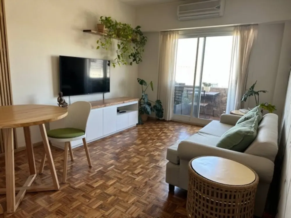 Apartamento de dois ambientes mobiliado em Recoleta