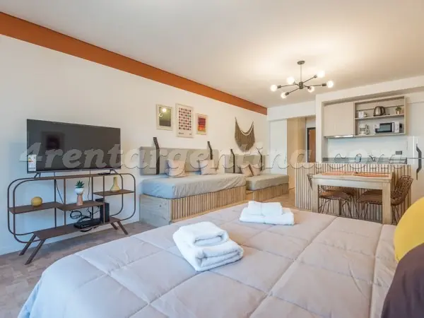 Квартира-студия с мебелью для 4 человек в Recoleta