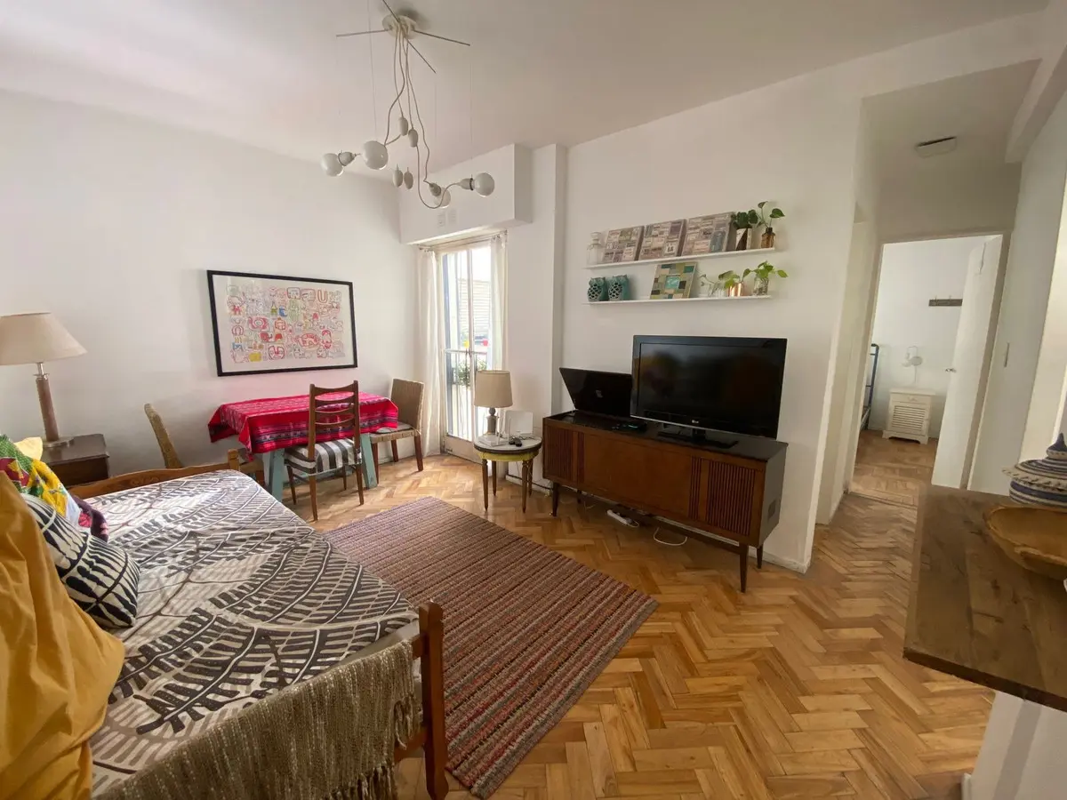 Apartamento de dois ambientes mobiliado em Colegiales