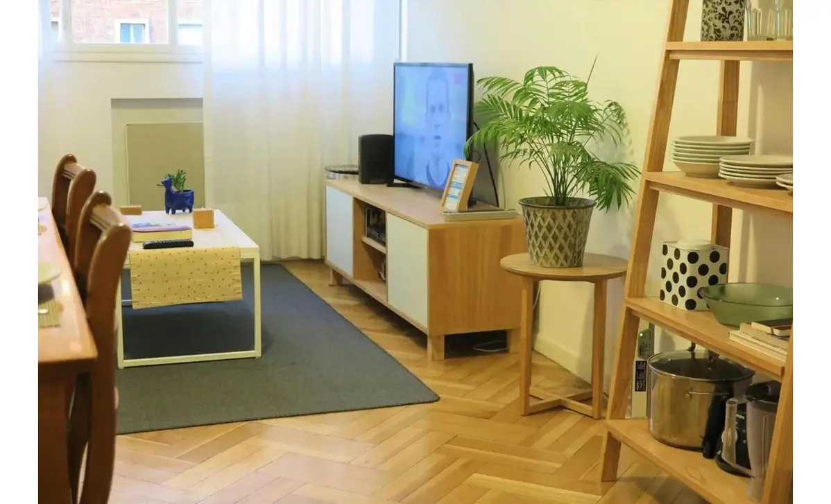 Квартира-студия в San Telmo с мебелью и кондиционерами