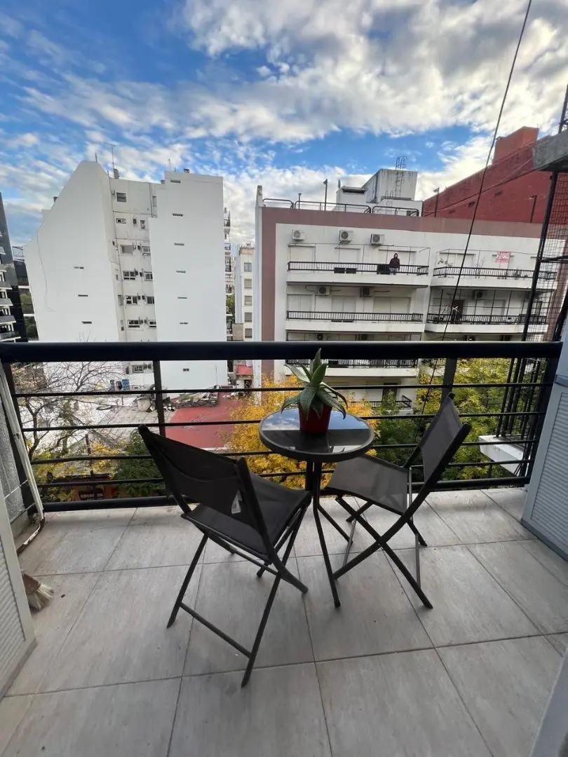 Duplex apartment on a high floor in Colegiales