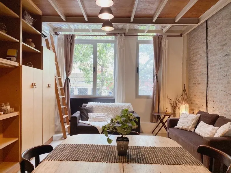Duplex com 1 dormitório em Colegiales