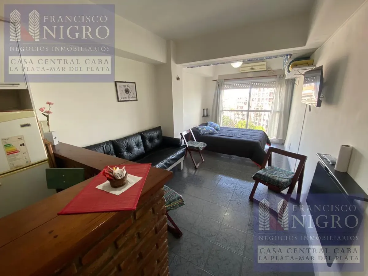 Monoambiente amoblado en alquiler temporal en Villa del Parque