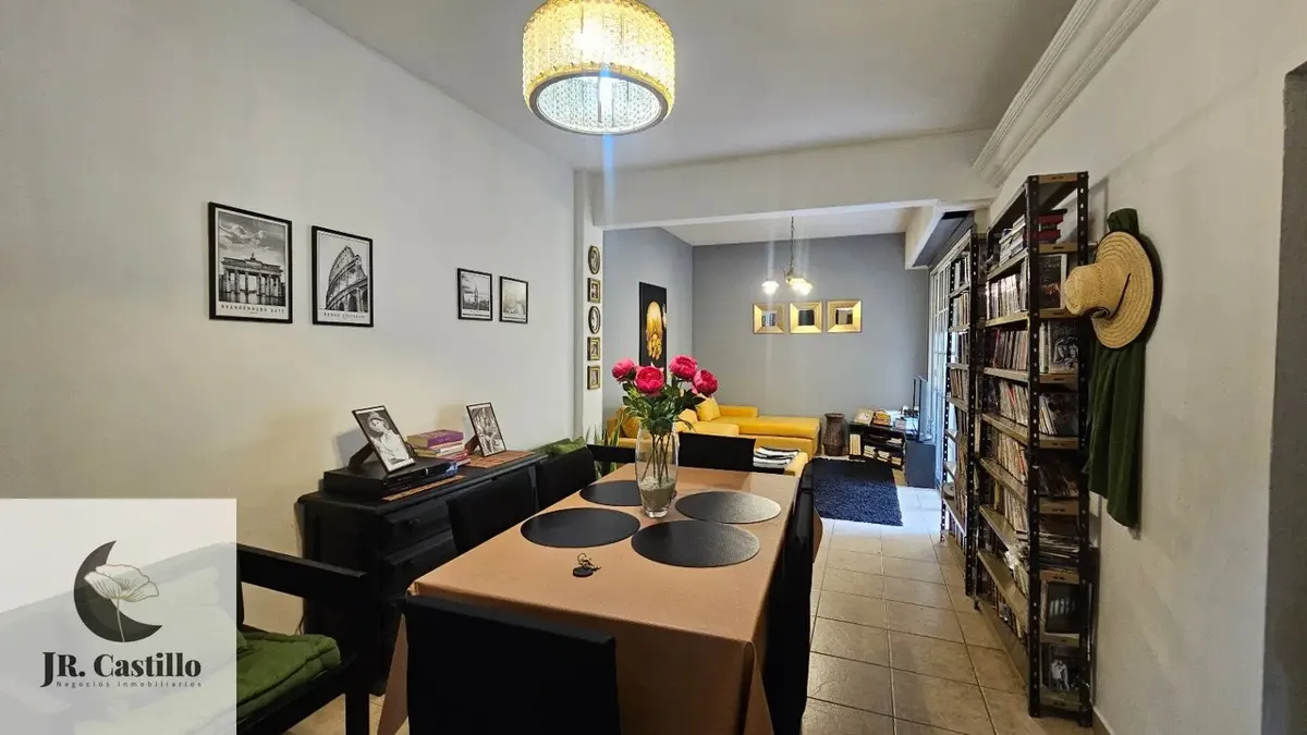 Departamento amoblado de 3 ambientes con patio en Belgrano