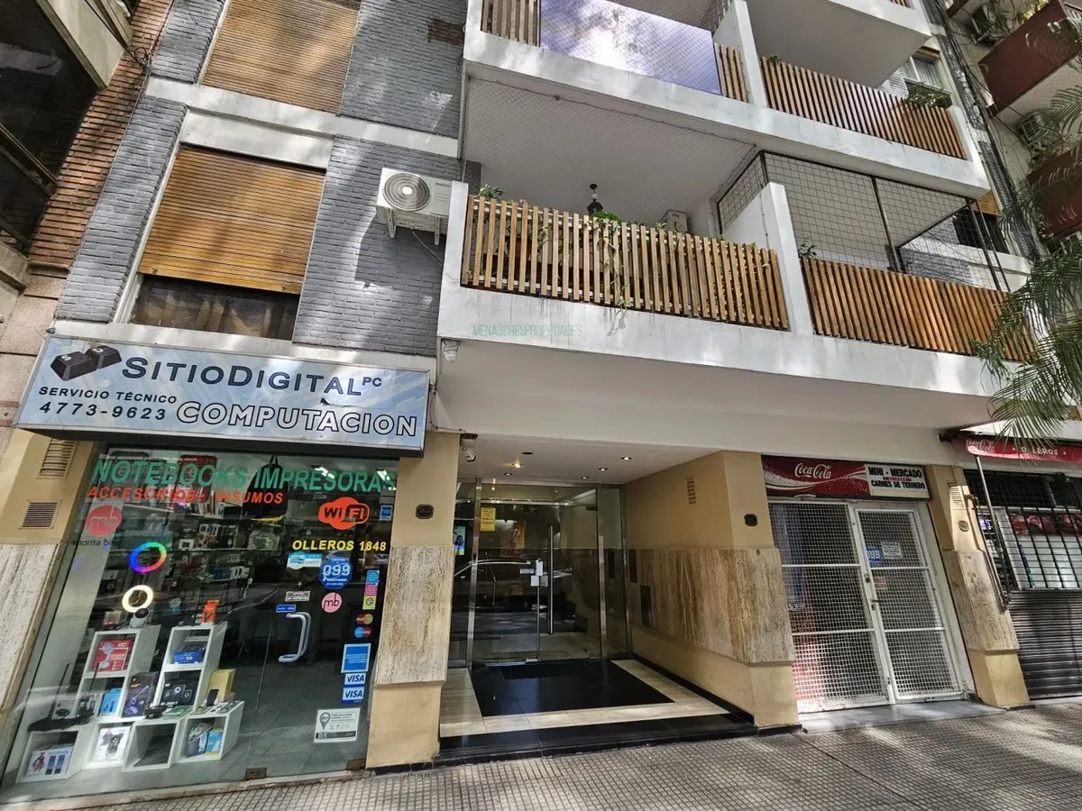 Apartamento mobiliado de dois ambientes com 1 quarto em Chacarita