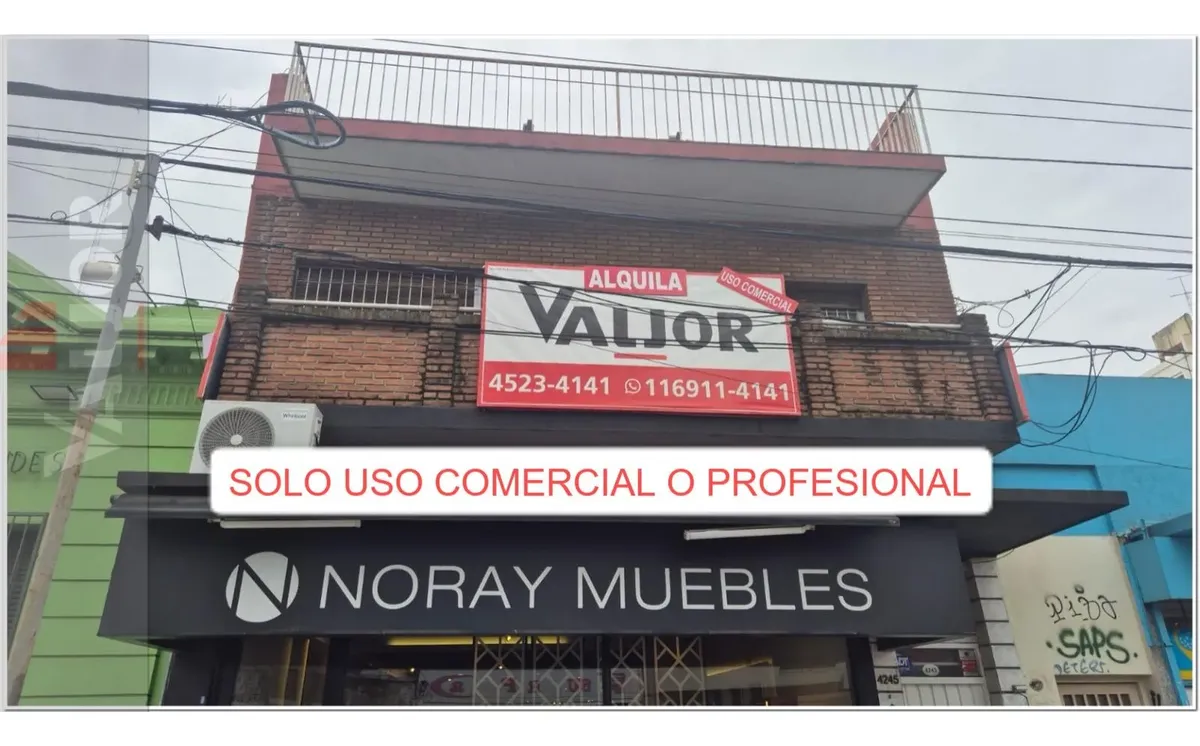 PH de 4 ambientes en Villa Urquiza con balcón y 2 patios