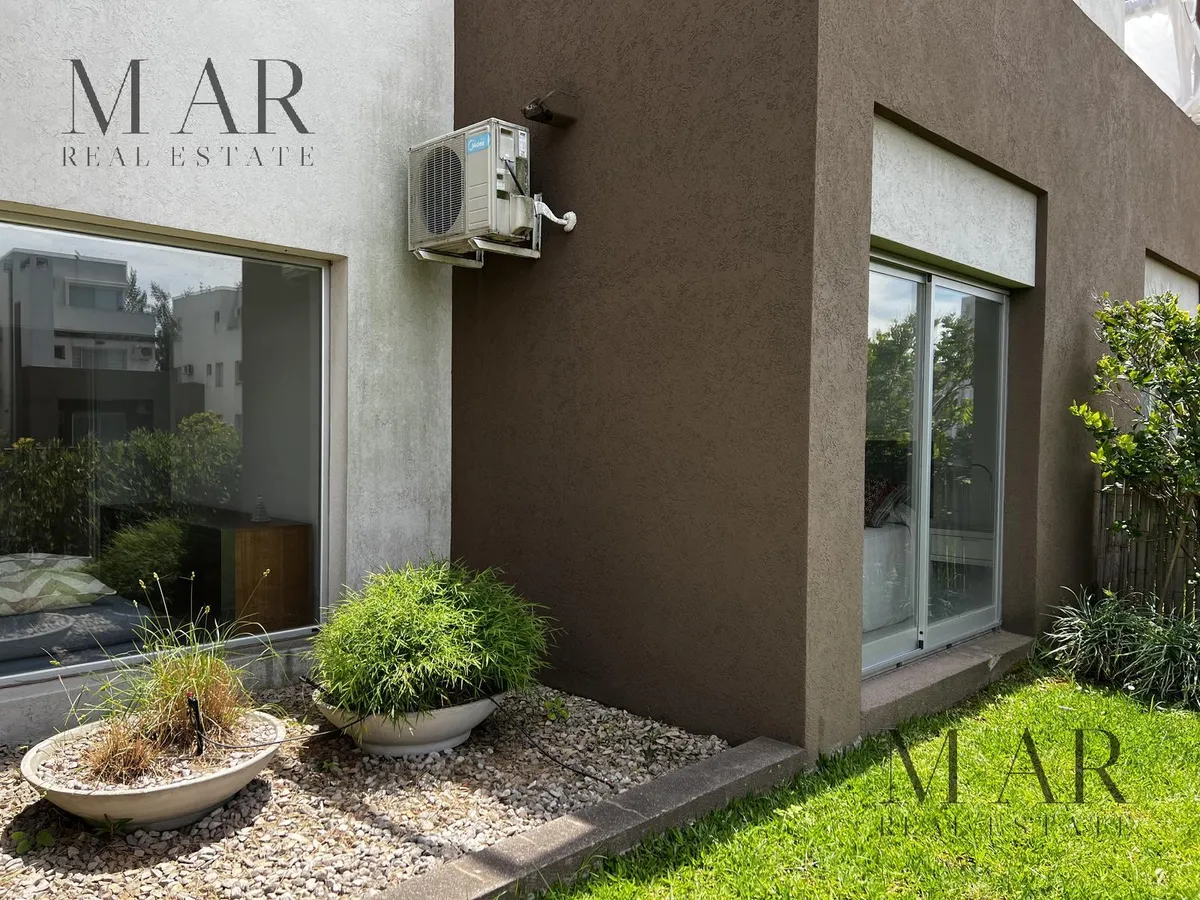 Departamento de 4 ambientes con jardín en Los Senderos (Nordelta), Tigre
