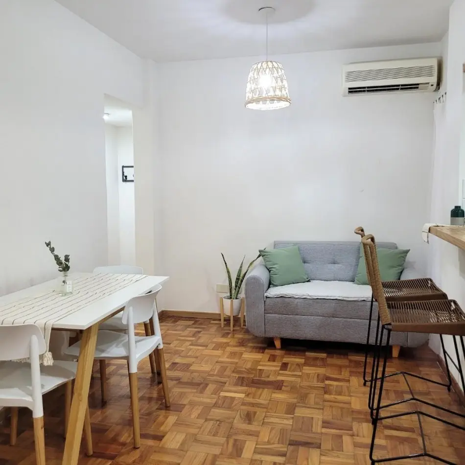 Apartamento de dois ambientes mobiliado em Belgrano