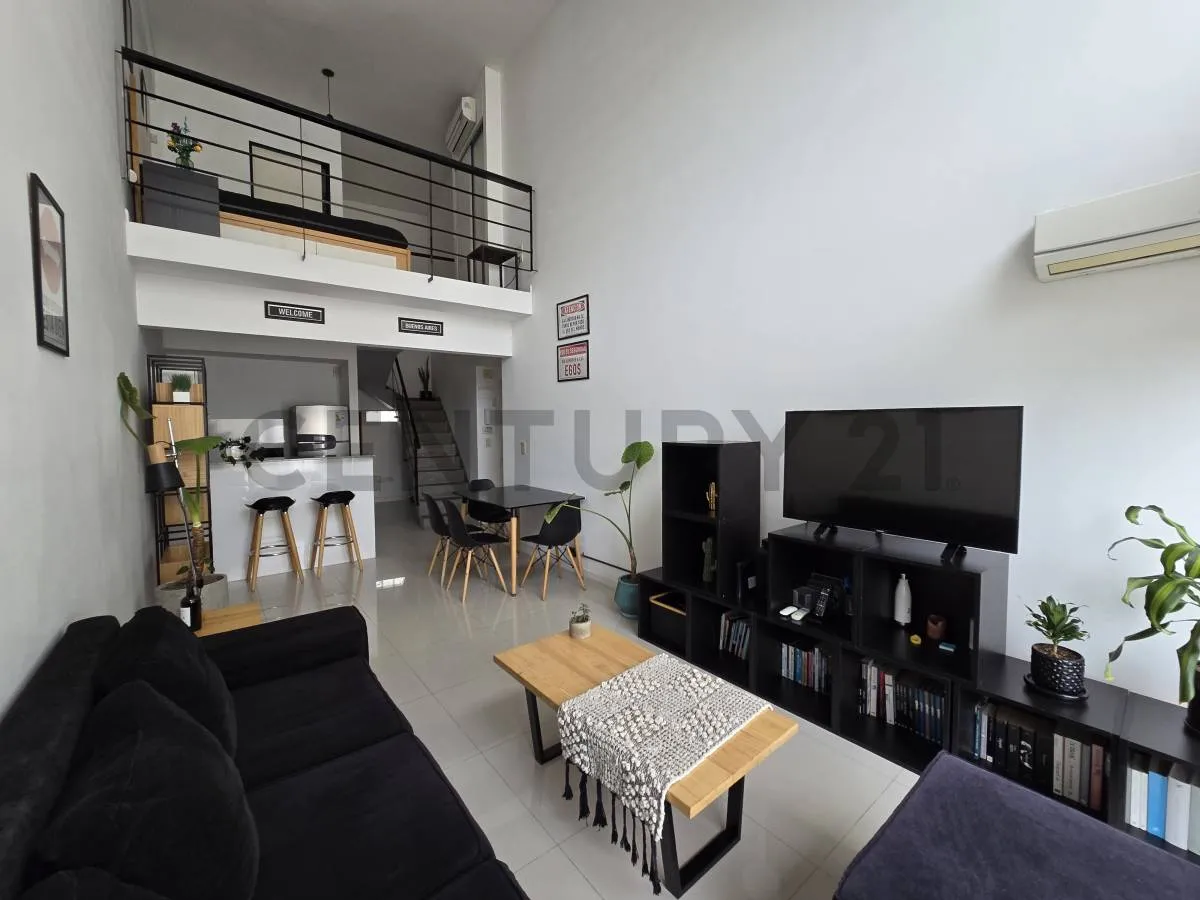 Furnished two-room loft with 1 bedroom in Chacarita