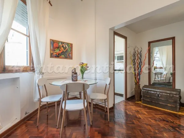 Departamento amoblado estudio para alquiler temporario en Recoleta