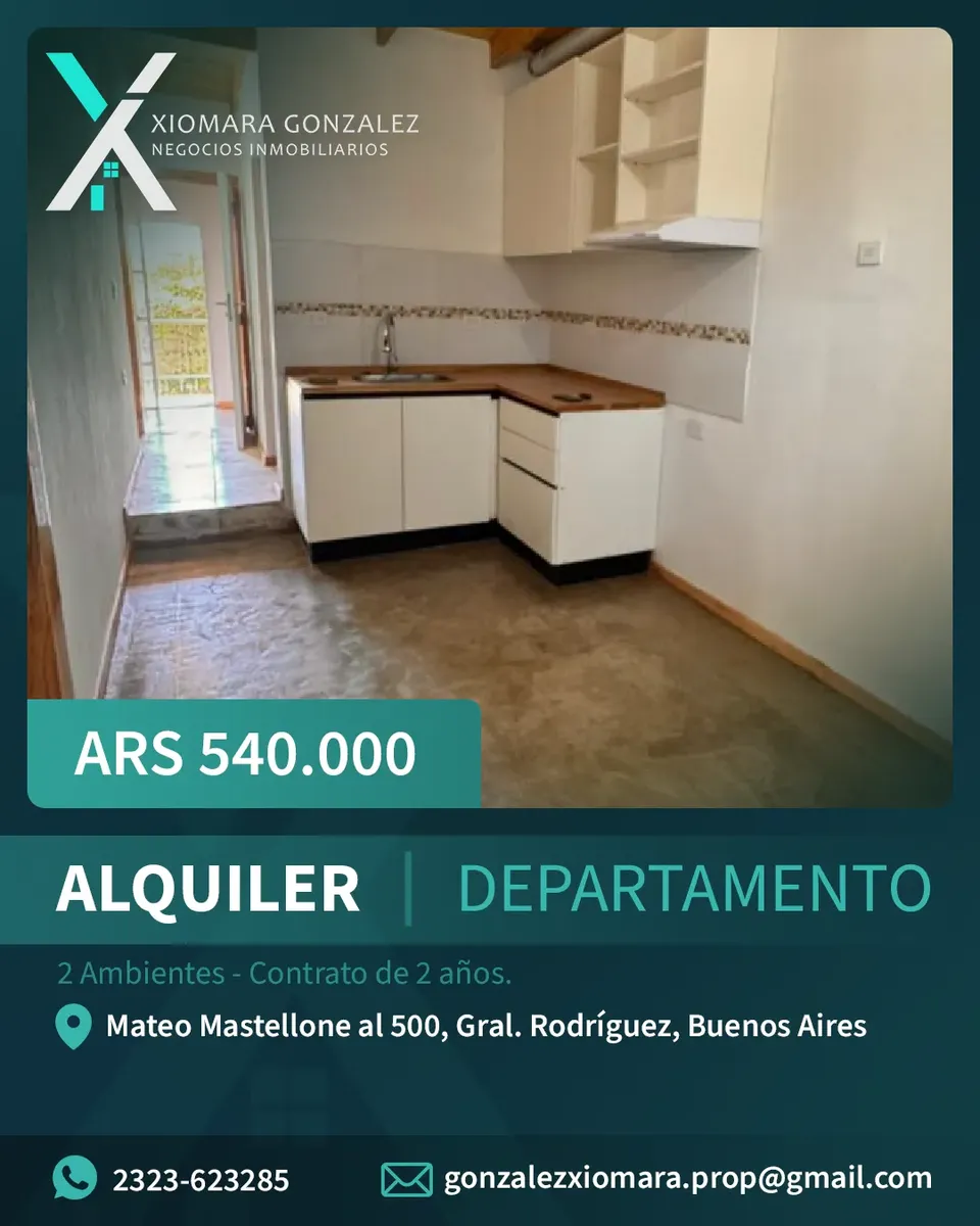 Departamento En Alquiler En Barrio Hermoso