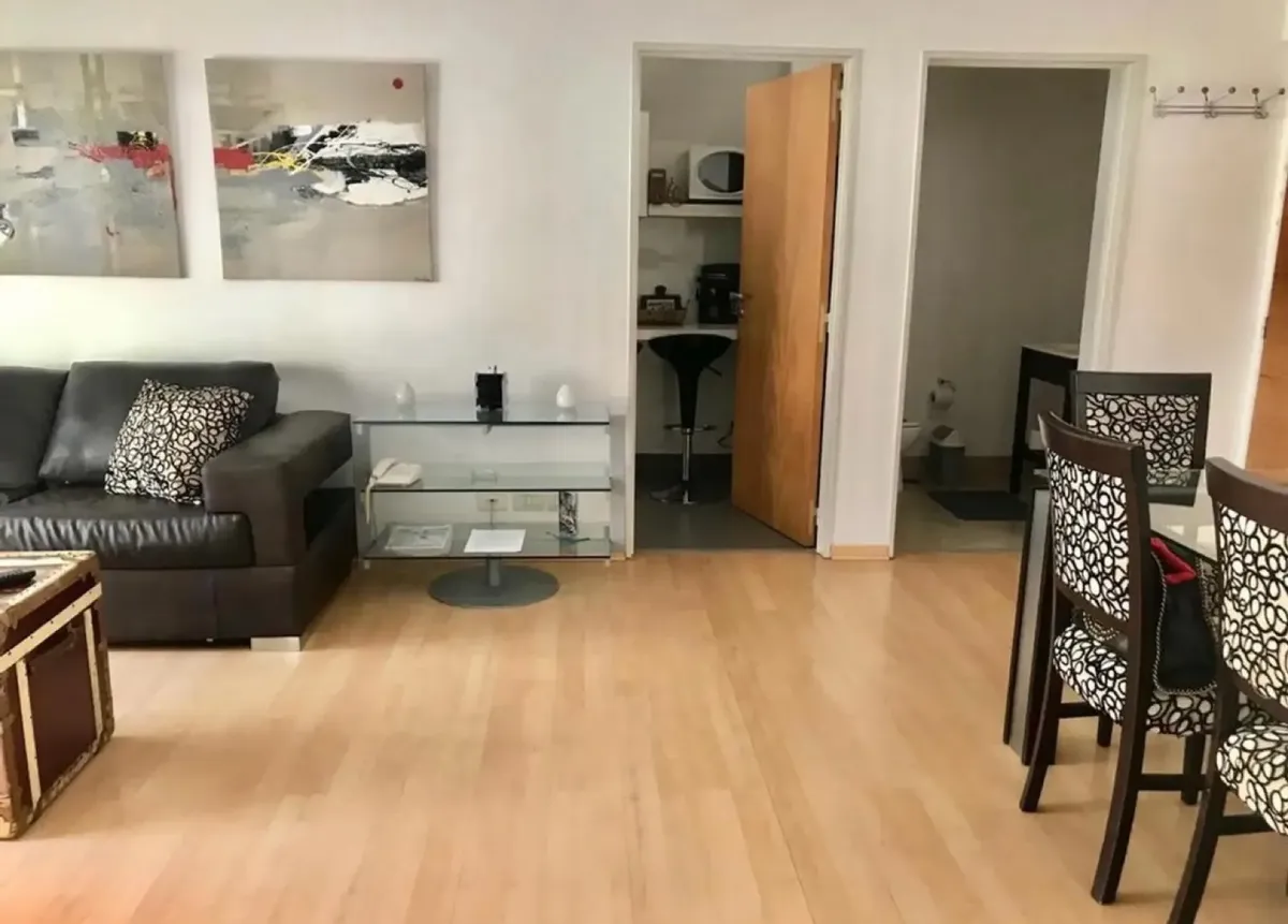Furnished one-bedroom apartment in Núñez with parking