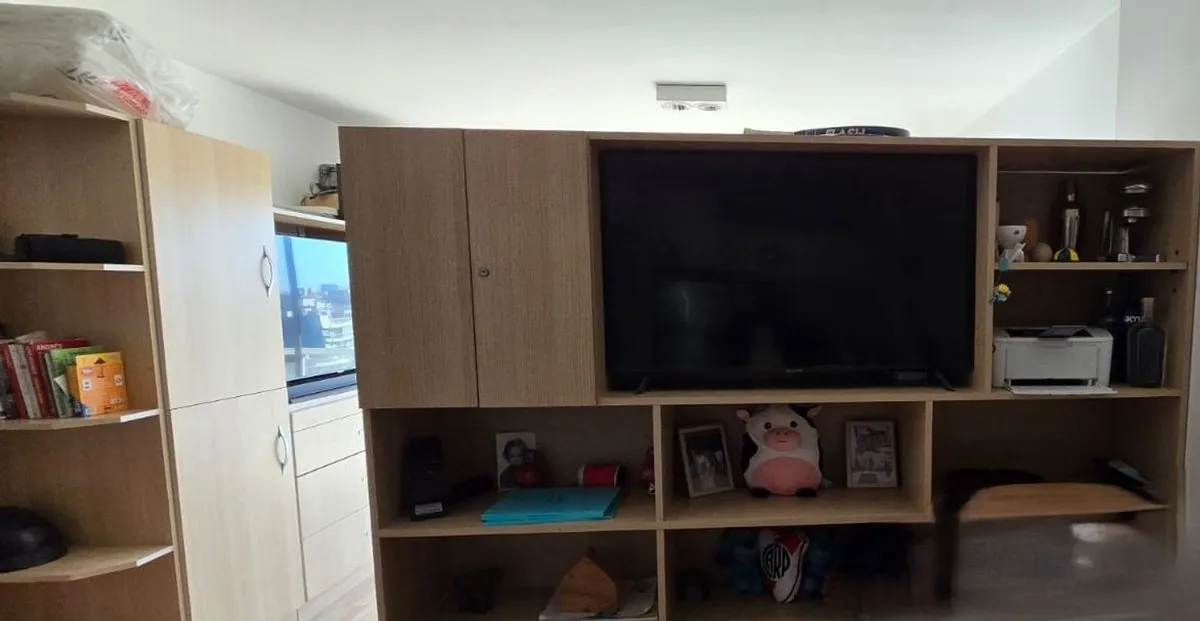 Partially furnished studio apartment with balcony in Colegiales