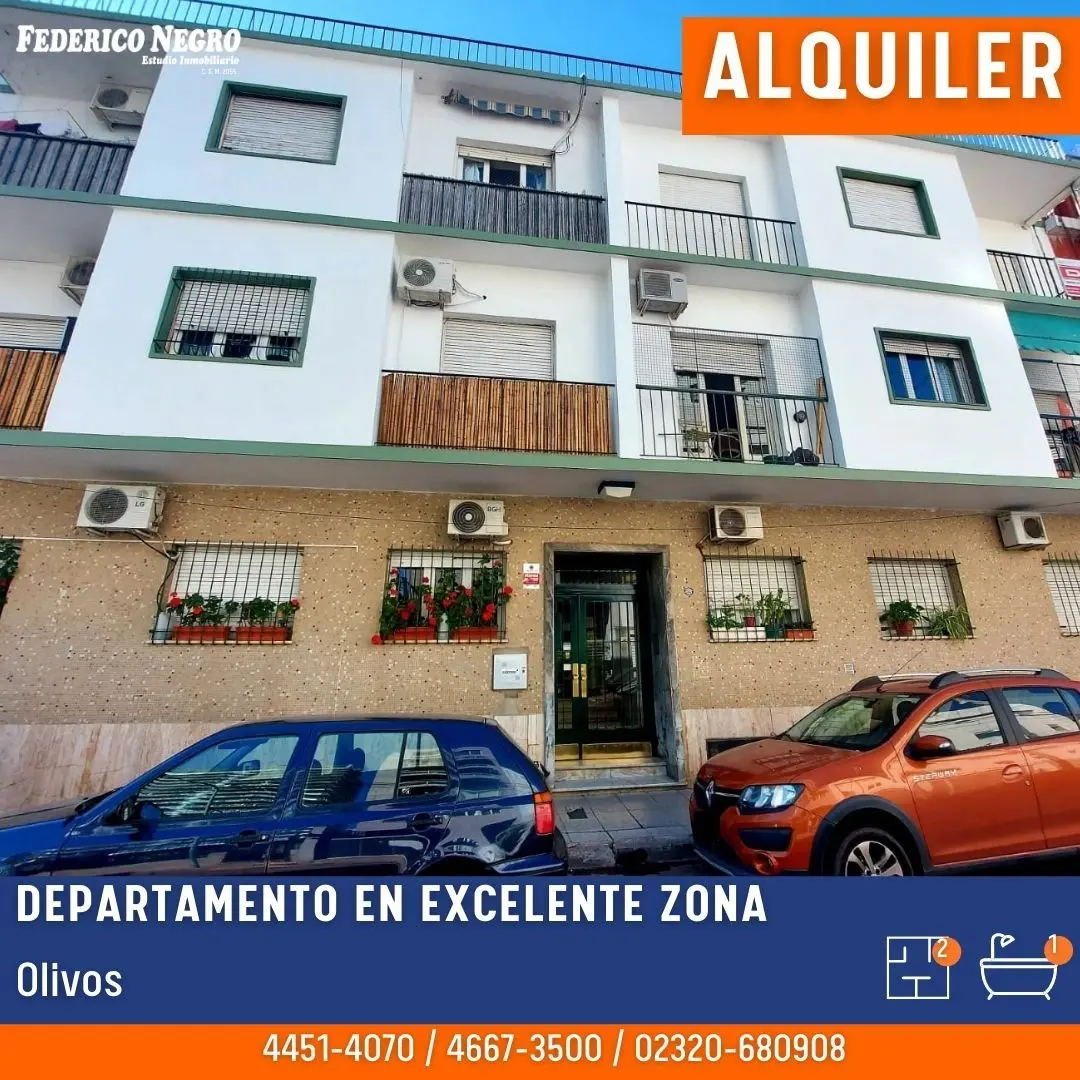 Two-room ground-floor apartment with patio in Olivos