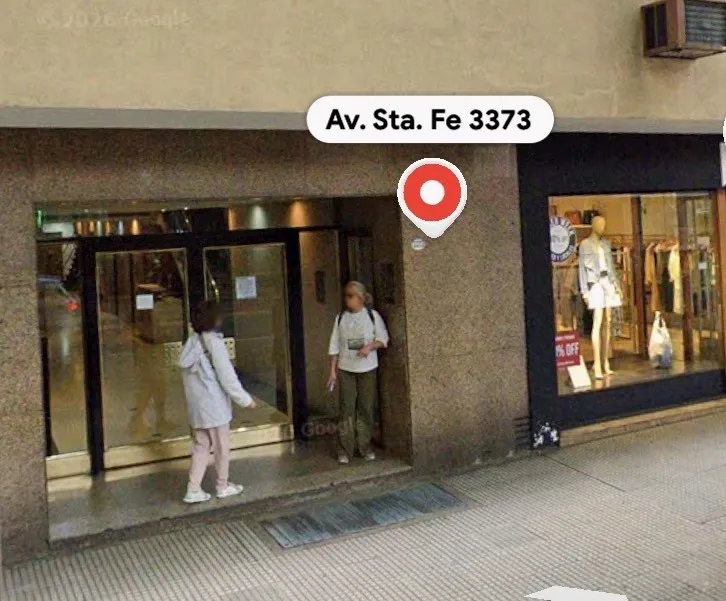 Apartamento de três ambientes mobiliado em Palermo